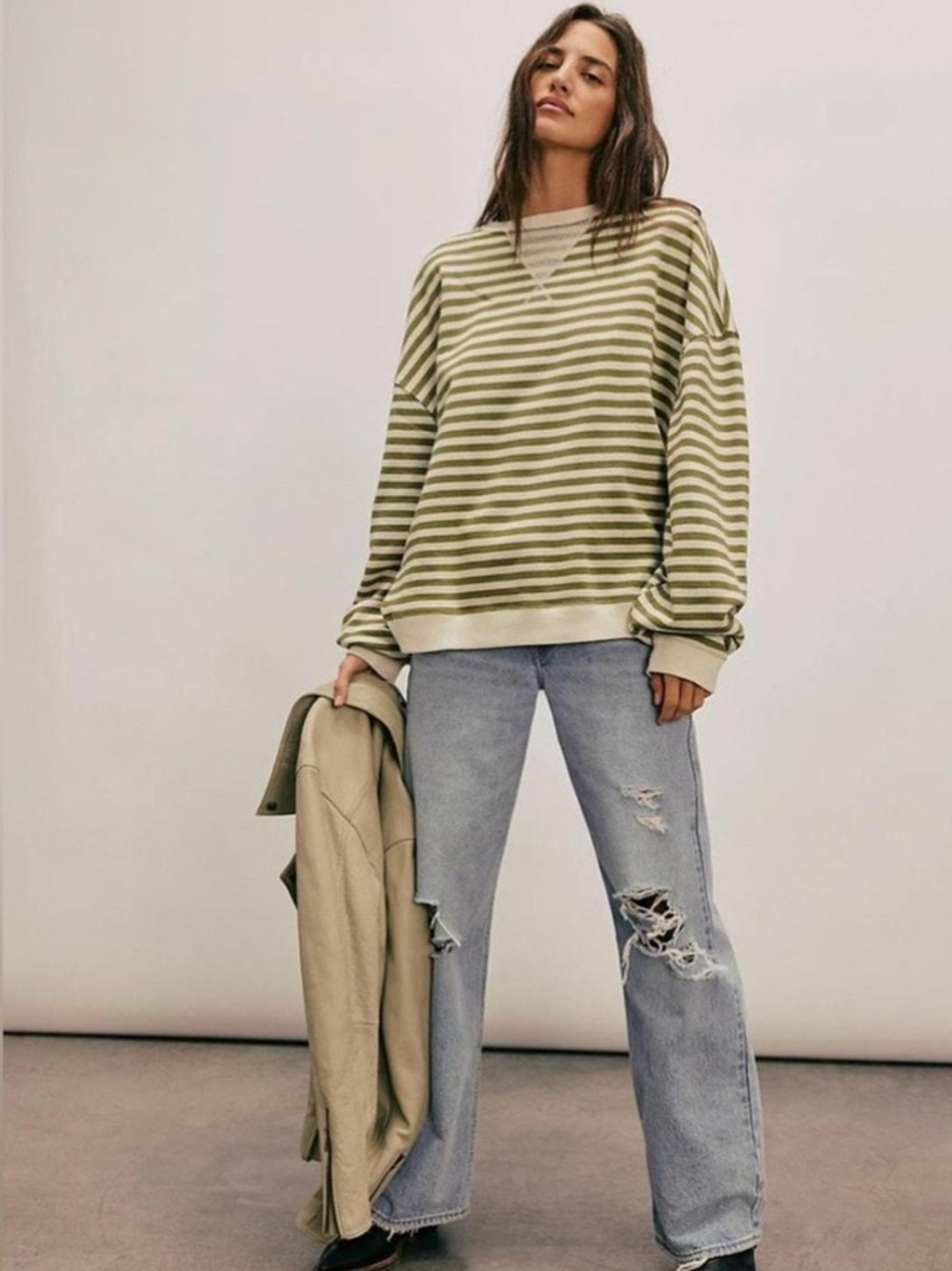 We the Free Striped Camden Pullover - Picture 3 of 8